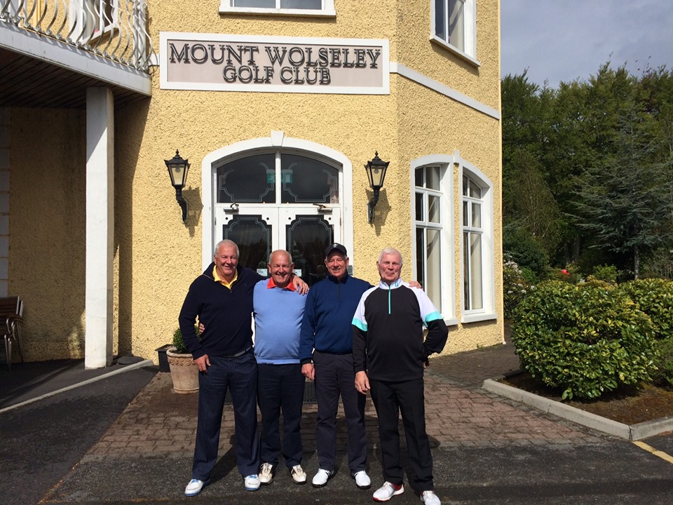 Mike and the boys are over from Whitchurch - Cardiff Golf Club